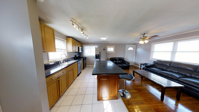 Living Room and Kitchen