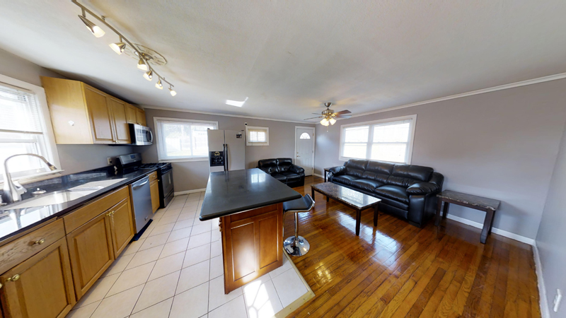 Living Room and Kitchen